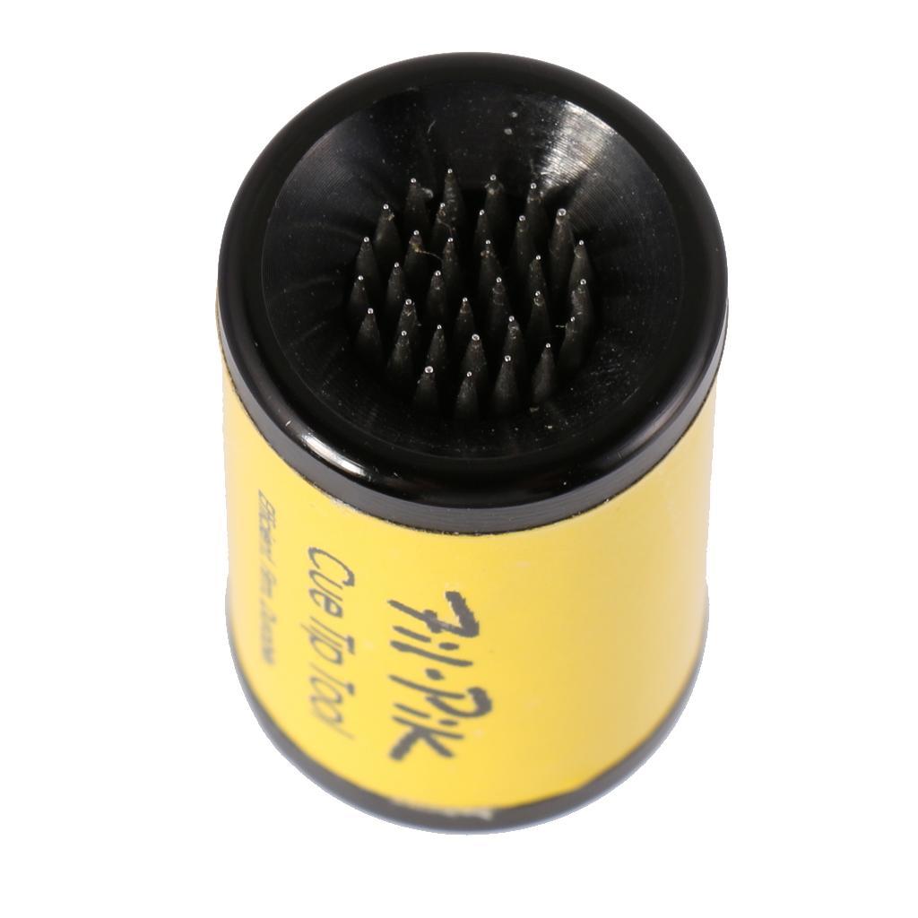 Black Billiard Snooker Cue Tip Shaper Tacker Tip Pick Repair Tool