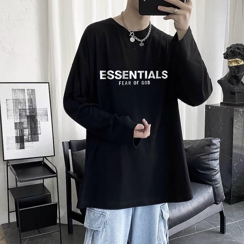 Áo thun dài tay MEANSTORE phông Unisex nam nữ tee oversize form rộng pull Ulzzang Hàn Quốc vải mềm - Hình in