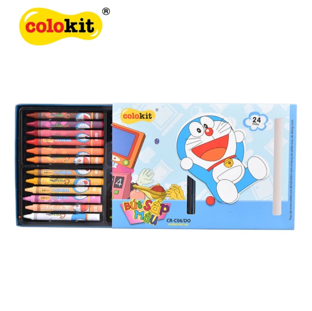 Sáp màu Colokit Doraemon CR-C06/DO