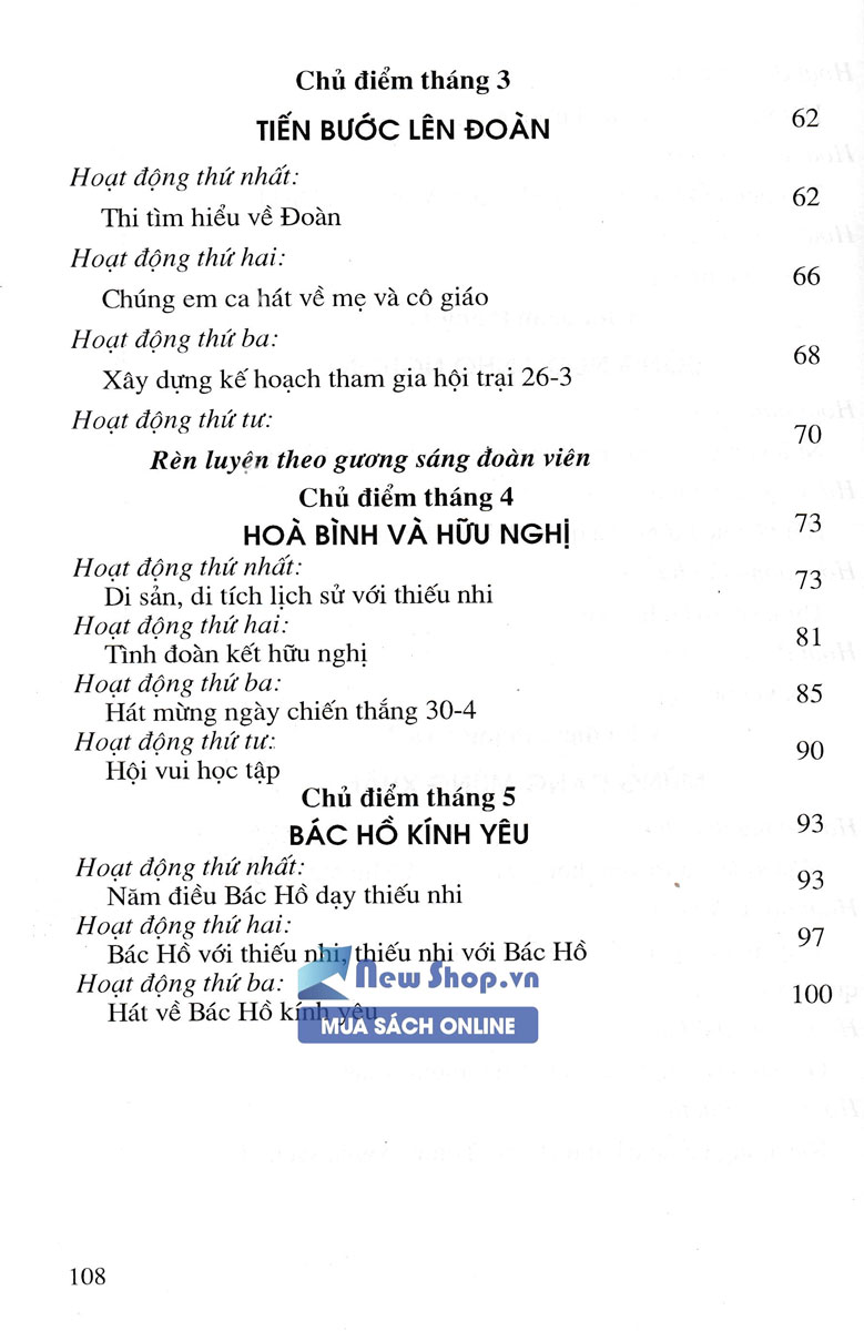 HƯỚNG DẪN THỰC HIỆN HOẠT ĐỘNG GIÁO DỤC NGOÀI GIỜ LÊN LỚP - LỚP 7 - HA