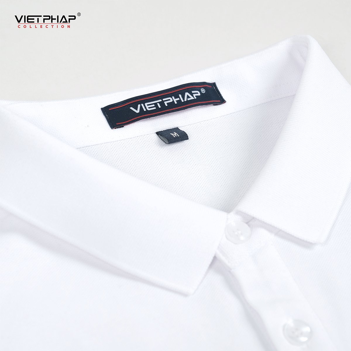 Áo Polo Nam VIỆT PHÁP Form Basic Chất liệu Cotton Pique co giãn thấm hút mồ hồi tốt 2A001