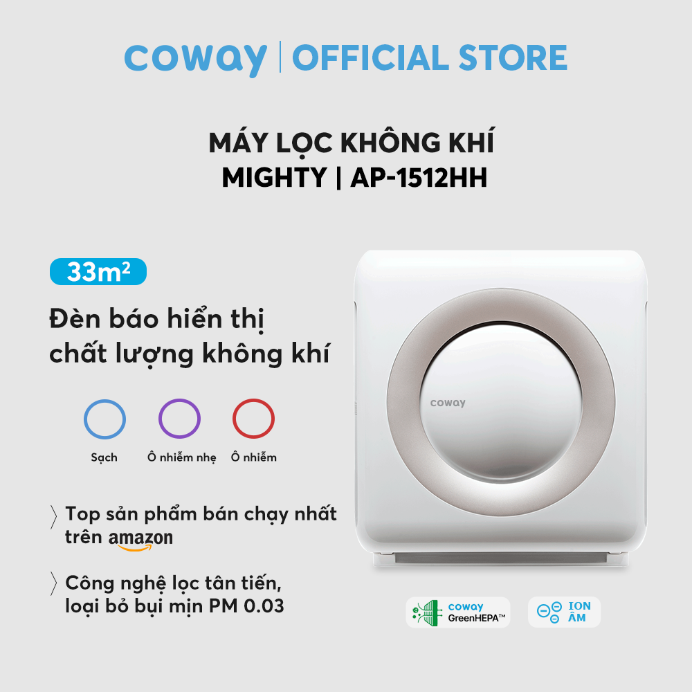 Hình ảnh Máy lọc không khí Coway Mighty AP-1512HH - Hàng chính hãng