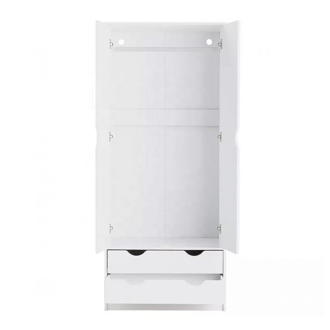 Tủ quần áo gỗ hiện đại SMLIFE Celeste | Gỗ MDF dày 17mm chống ẩm | D80xR50xC180cm