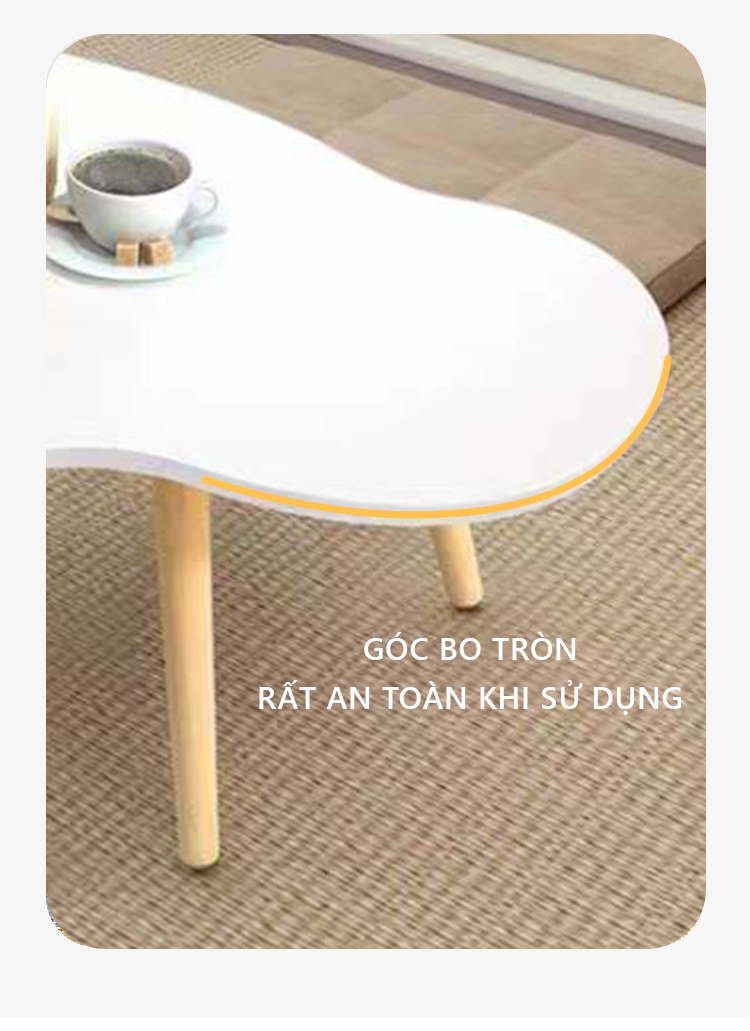 Bàn cafe mini họa tiết mây dễ thương thương hiệu IGA - GP255