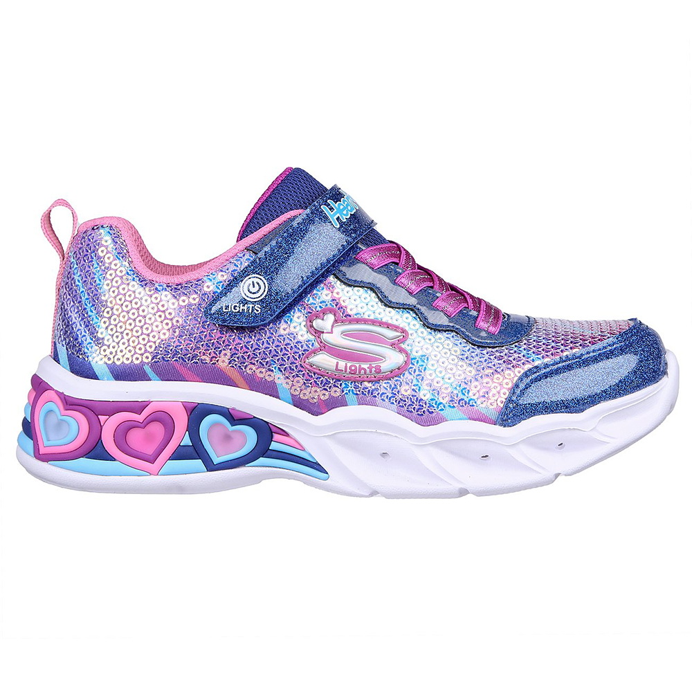 Skechers Bé Gái Giày Thể Thao Sweetheart Lights - 302313L-NVMT