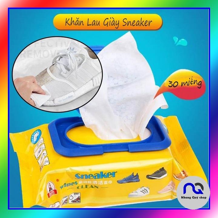 Gói Khăn Giấy Lau Giày Thần Thánh SNEAKER Hộp 30 Tờ