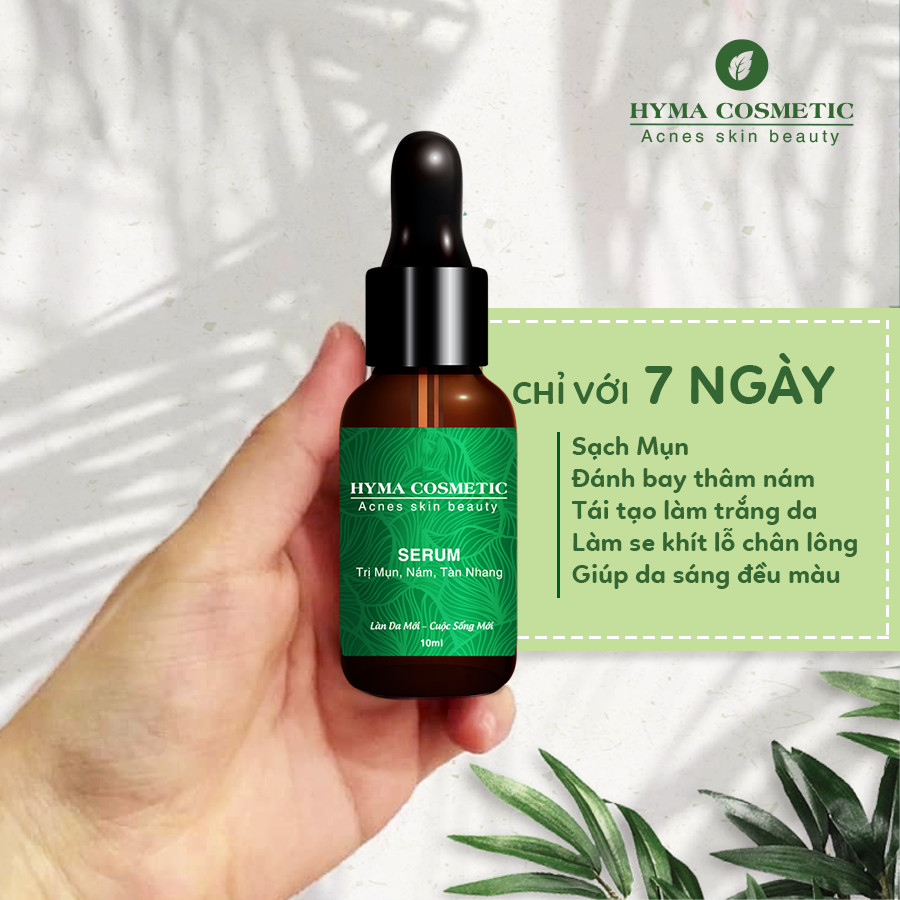 Serum ngừa mụn nám sẹo thâm rỗ tàn nhang XBeauty Hyma Acnes. Dòng kem ngăn ngừa mụn thâm sẹo rỗ