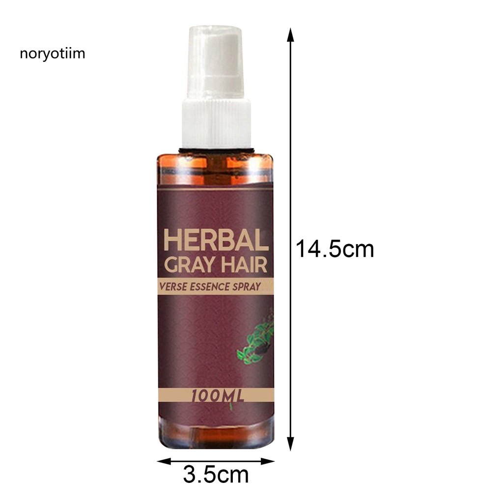 Chai xịt làm đen tóc thảo dược hiệu quả vĩnh viễn dung tích 100ml cho cả nam và nữ