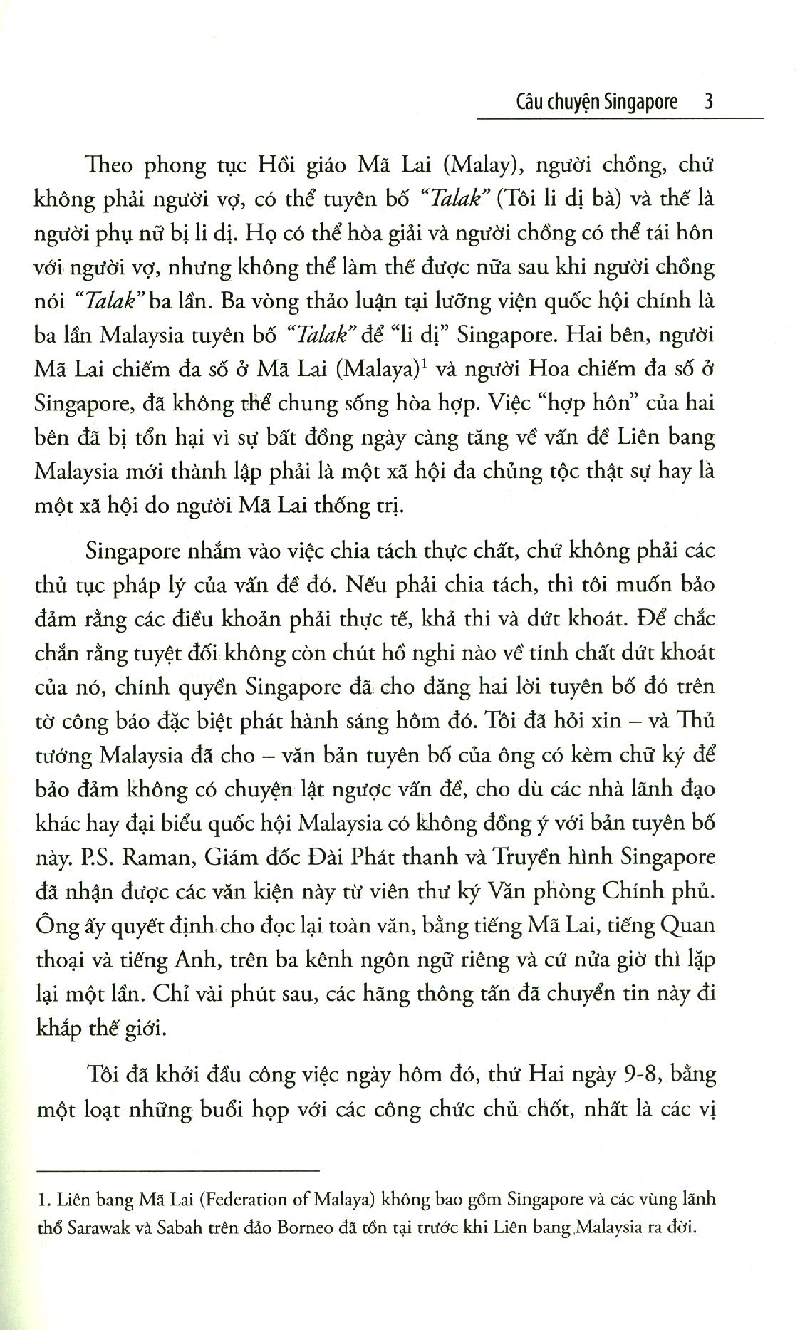 Hình ảnh Hồi Ký Lý Quang Diệu - Tập 1: Câu Chuyện Singapore (Tái Bản 2023)