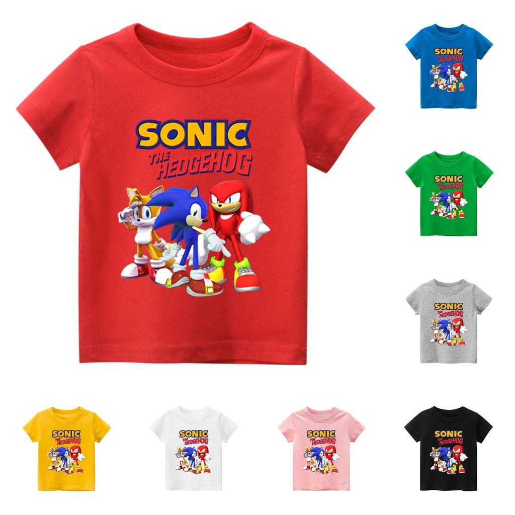 Áo thun trẻ em SONIC 5 , 8 màu áo, đầy đủ size có big size, MÀU KHÁC NHẮN TIN SHOP