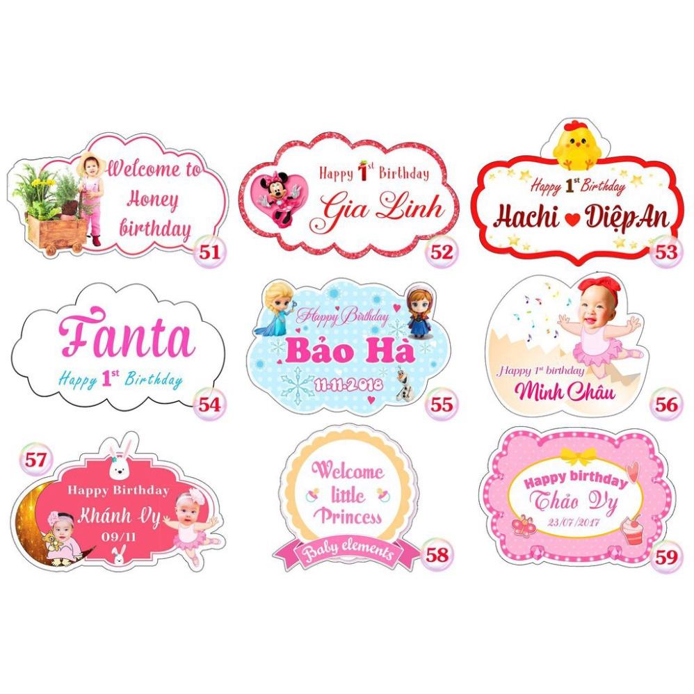 Bảng tên treo sinh nhật cho bé  Shopee Việt Nam