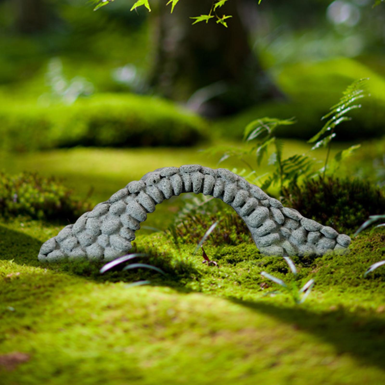 Miniature Bridge Micro Landscape Ornament Arch Bridge Figurine Resin Craft