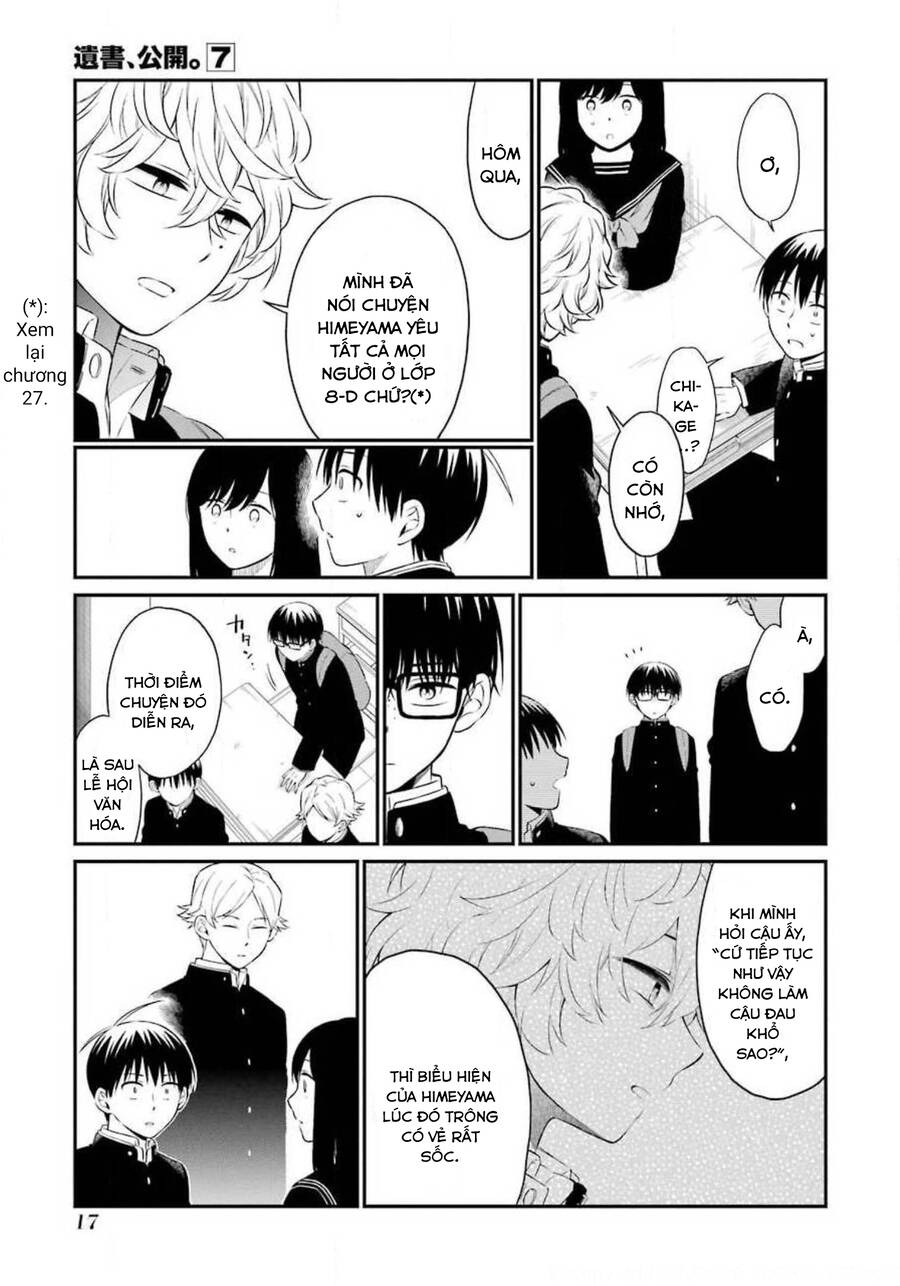 di thư trên bàn chapter 33 19