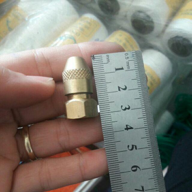 Béc tưới cây, phun thuốc, béc 16 bằng đồng ren trong 14mm