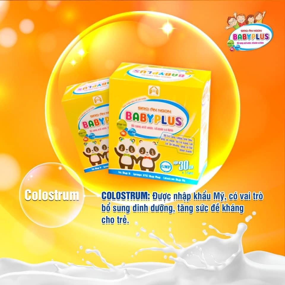 (COMBO 5 HỘP) SIRO ĂN NGỦ NGON BABYPLUS-GIÚP BÉ ĂN NGON NGỦ NGON CẢI THIỆN CÂN NẶNG-CẢI THIỆN TÁO BÓN-CẢI THIỆN GIẤC NGỦ