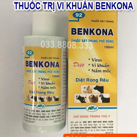 BENKONA 100ml TRỪ NẤM VI KHUẨN NẤM MỐC RONG RÊU