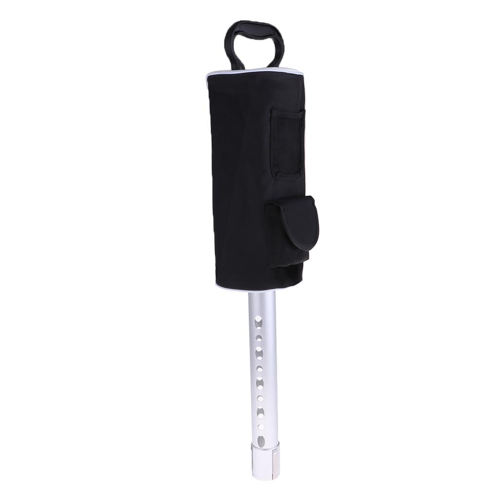 Portable Detachable Golf Ball Pick Up Shag Bag Retriever Collector with Pocket & Tee Holder