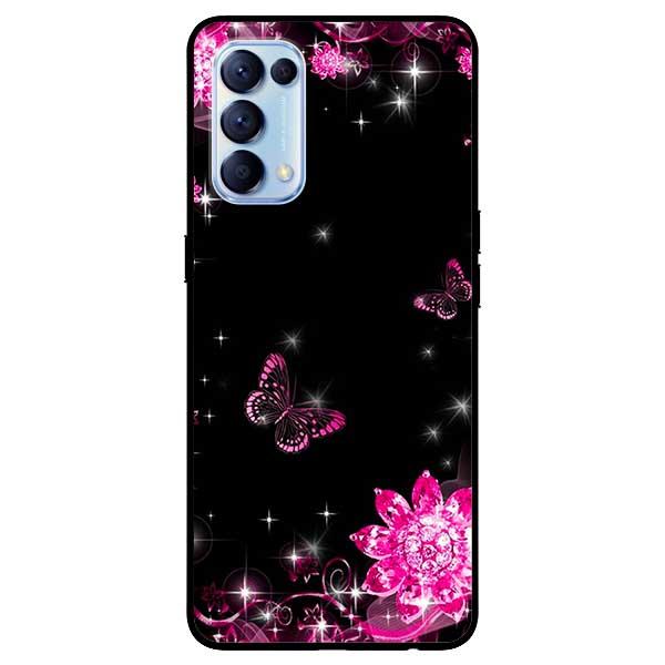 Ốp lưng dành cho Oppo Reno 5 / 5 Pro - Bướm Tím