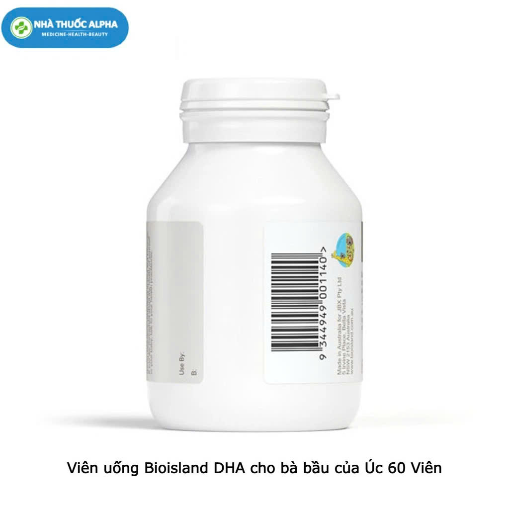 Viên uống Bioisland DHA hỗ trợ cho bà bầu của Úc 60 Viên