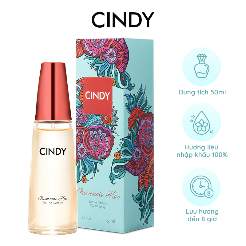 Combo 2 Nước Hoa Cindy Golden Luxury + Passionate Kiss 50ml/ chai