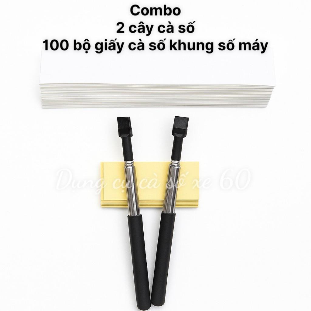 [Tặng Kèm Giấy] Phụ Kiện Cà Số Khung Số Máy Đa Năng – Phù Hợp Cho Xe Máy Và Ô Tô – Giá Tốt