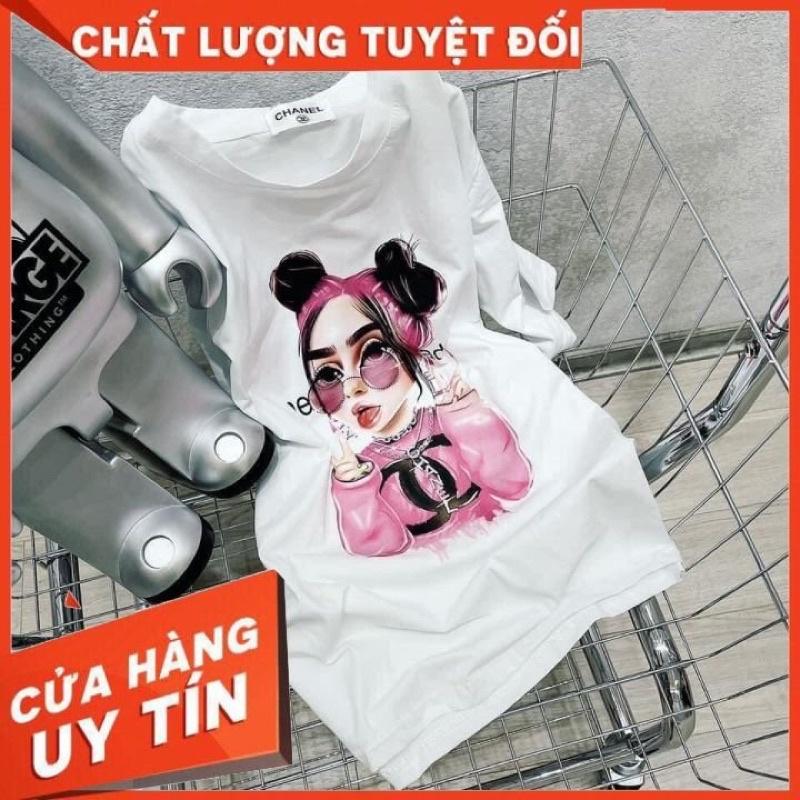 Áo Phông CÔ GÁI Siêu Xinh Chất Cotton Mềm Mịn,Thấm Hút Mồ Hôi.Bao Chất,Bao Đẹp