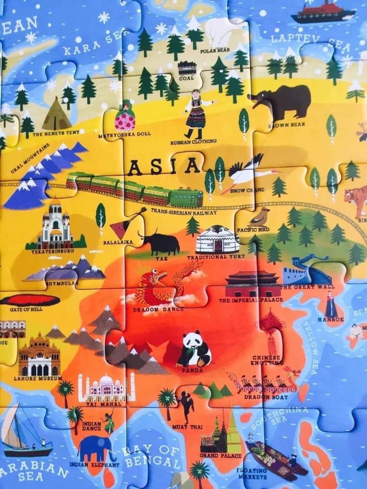 Puzzle Mideer - Xếp hình Our World - thế giới tươi đẹp