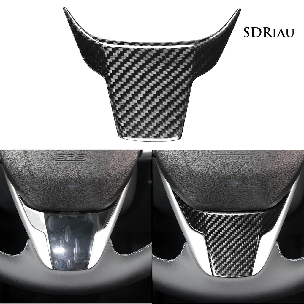 Miếng Dán Viền Vô Lăng Xe Hơi Bằng Sợi Carbon Chống Trầy Xước Cho Honda Civic 10th Gen 2016-2020