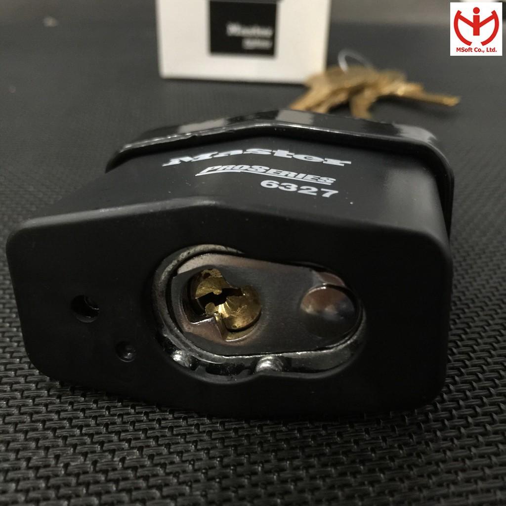 Ổ khóa thép chống cắt Master Lock 6327 4KEY thân rộng 67mm - Dòng ProSeries