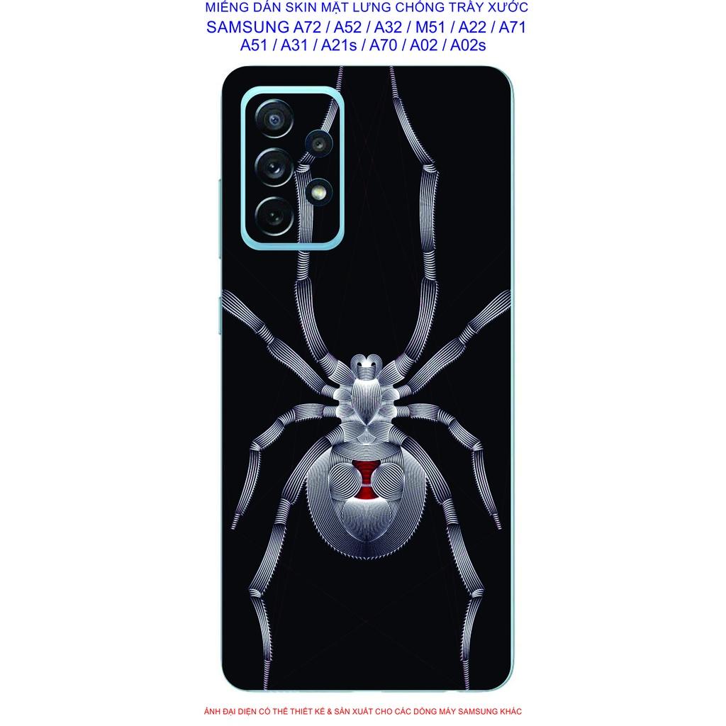 Miếng Dán Skin mặt lưng dành cho SAMSUNG A72 / A52 / A32 / A22 / M51 / A71 / A51 / A31 / A21s / A12 / A02 / A02s chống trầy xước