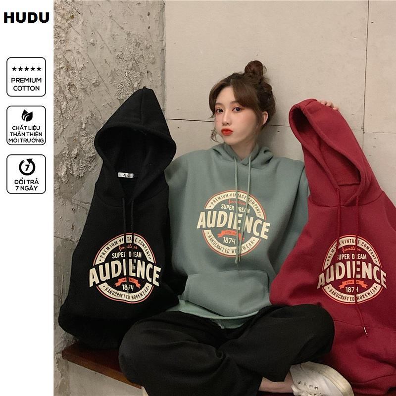 ÁO KHOÁC HOODIE NỮ FORM RỘNG TAY BỒNG , ÁO HOODIE FORM RỘNG NỮ NHIỀU MÀU AUDIENCE