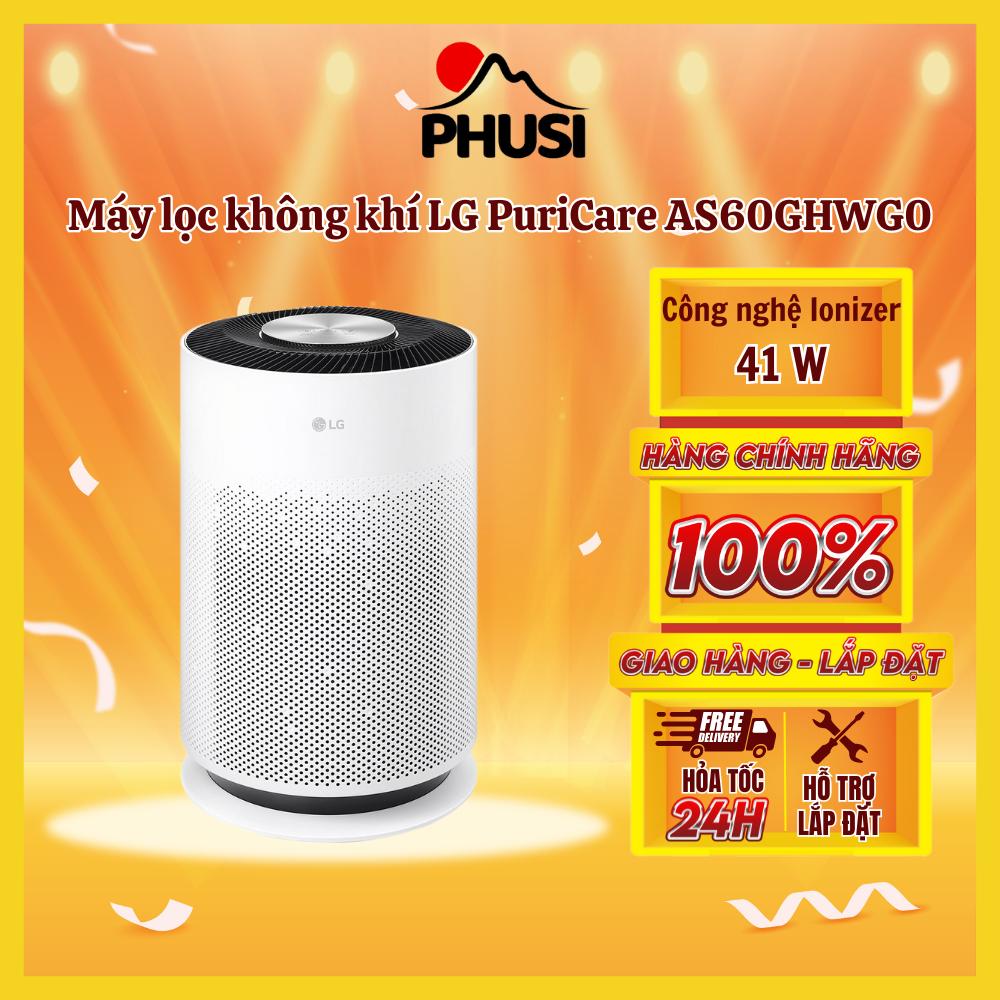 Máy lọc không khí LG PuriCare 360 Hit AS60GHWG0 41W - Hàng Chính Hãng - Chỉ Giao HCM