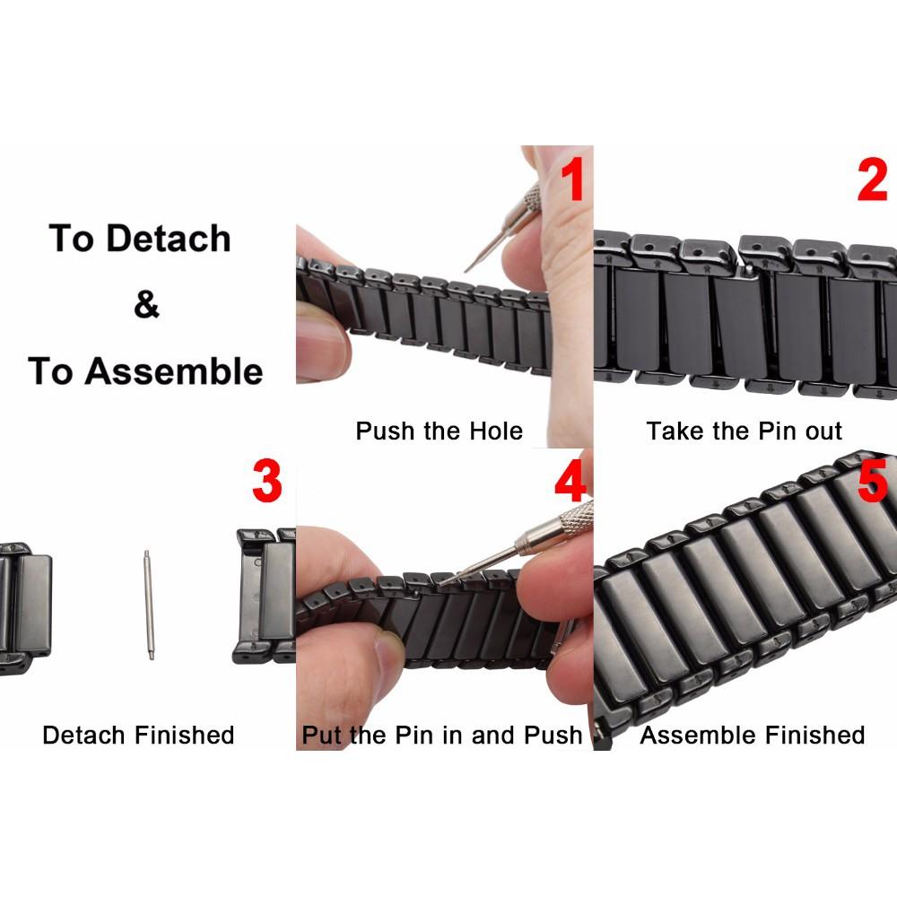 Dây đeo thay thế chất liệu gốm sứ dạng bi tròn cho Apple Watch 1/2/3/4 5 6 SE 7