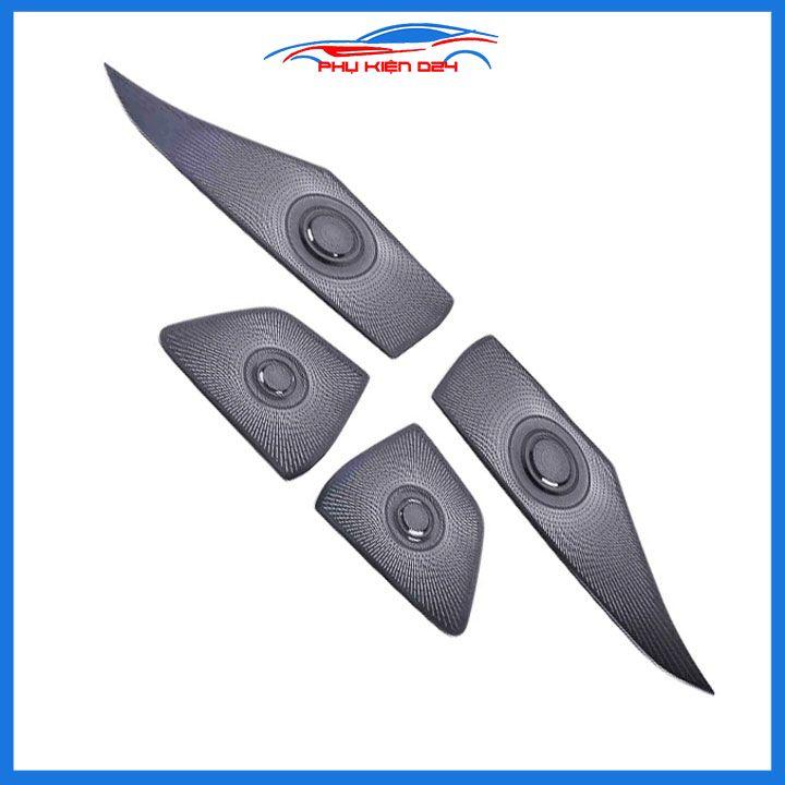 Bộ ốp màng loa Elantra 2023-2024 phay xước chuẩn theo xe vân Titan chống xước trang trí nội thất ô tô