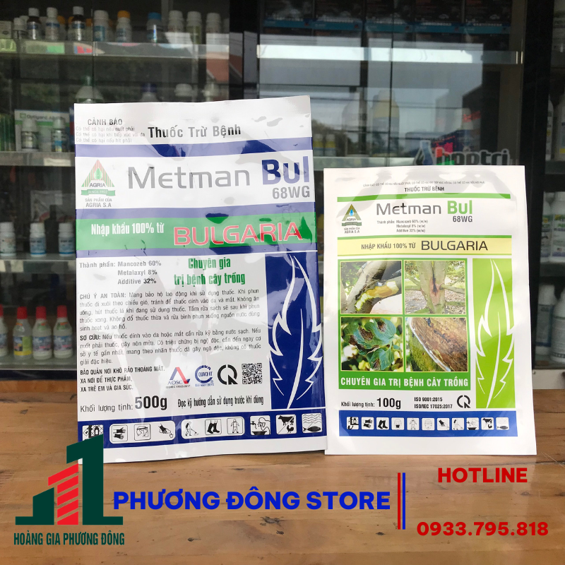 Thuốc trừ bệnh Metman Bul 68WG hiệu quả cao, hiệu lực kéo dài