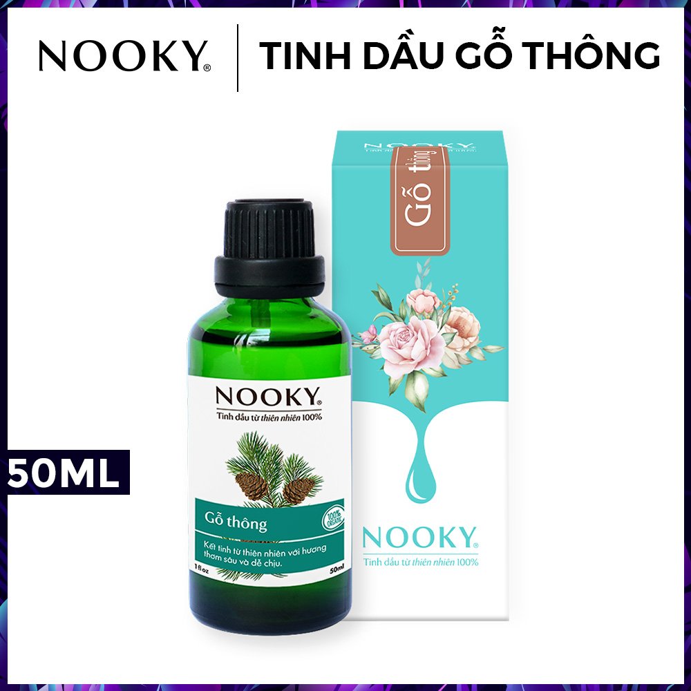 [50ml] Tinh dầu Gỗ Thông NOOKY 100% Thiên Nhiên - TORO FARM