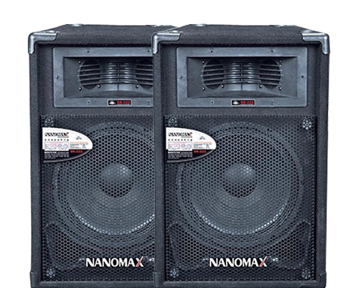 Đôi Loa Sân Khấu Nanomax SK-322 Công Suất 400w Bass 30cm Nghe Nhạc Hát Karaoke Hàng Chính Hãng