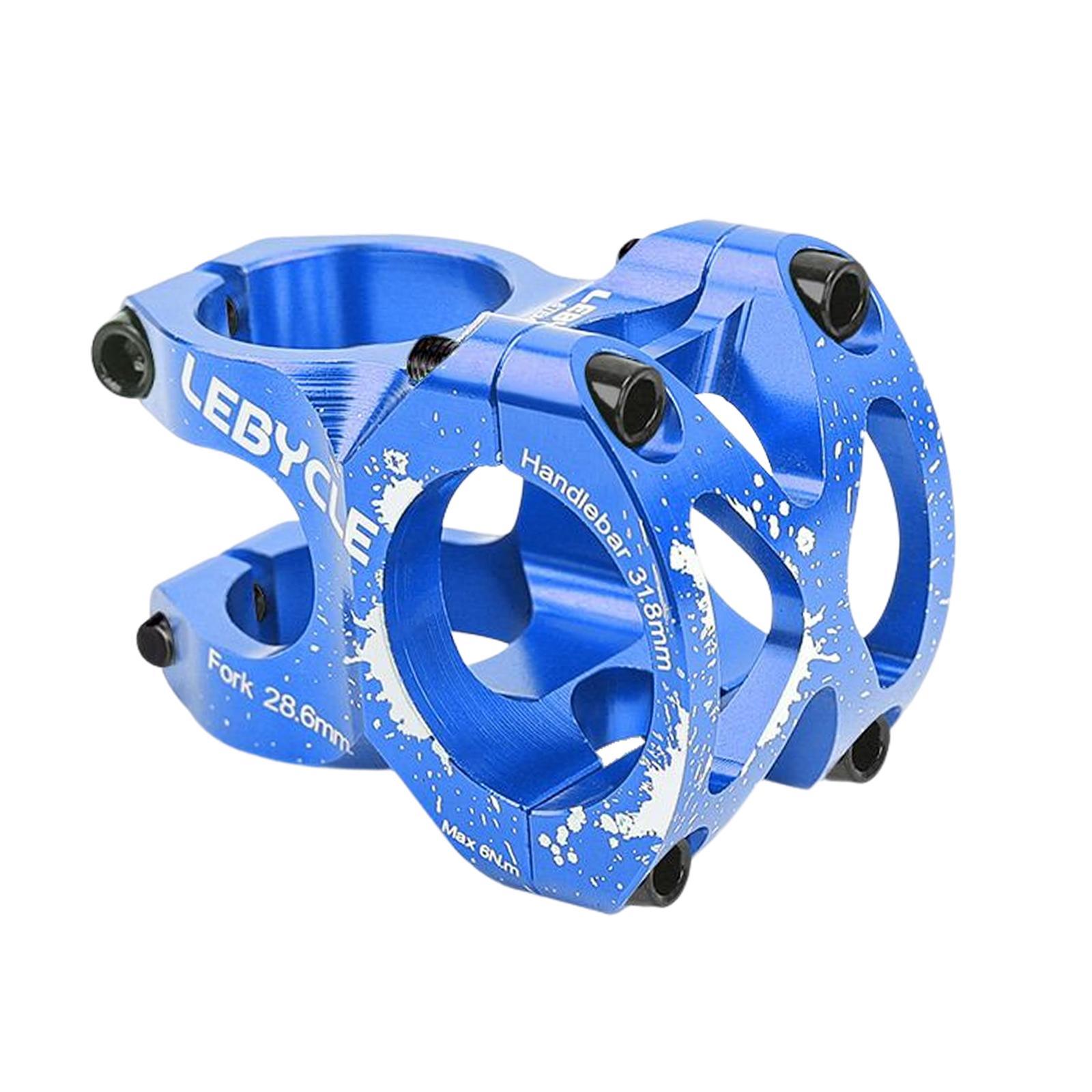 Bike Short  Road  28.6mm 1-1/8 31.8mm Handlebar Stem Blue