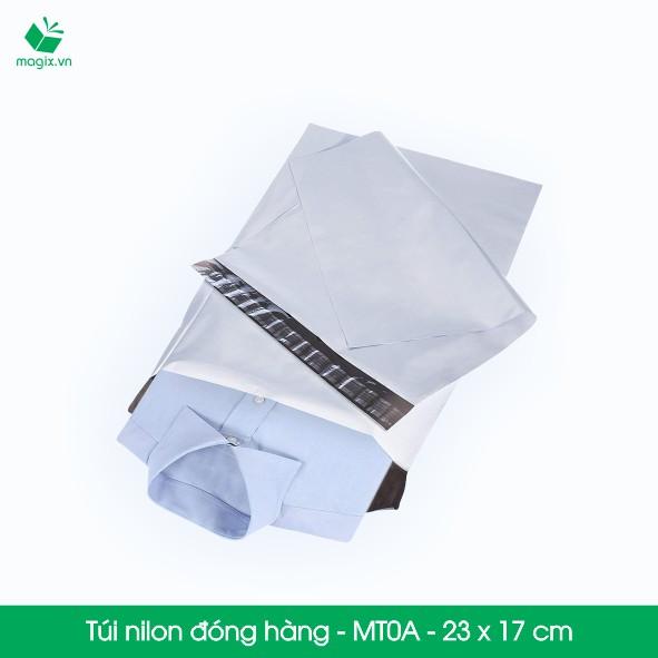 MT0A - 23x17 cm - 100 túi nilon 2 lớp đóng hàng thay thùng hộp carton