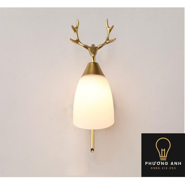 Đèn LED Gắn Tường Nội, Ngoại Thất Sừng Hươu Trang Trí Nhà Cửa Loại 1 Mã Hàng 1757/1