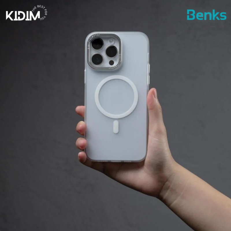 Ốp lưng Mag Safe Haze Benks màu nhám mờ chống vân tay cho iPhone14 Pro Max/14 Pro/14 Plus/14-Hàng chính hãng
