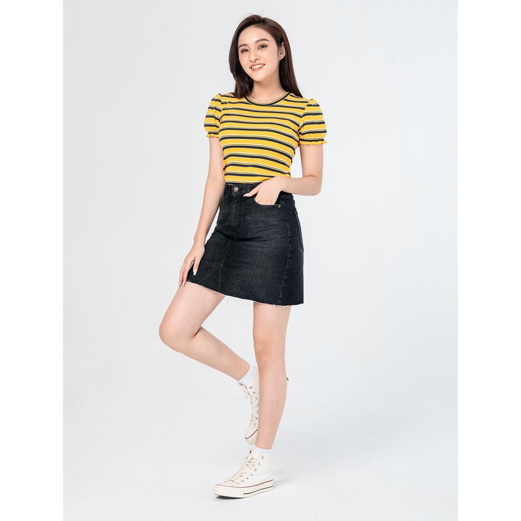 Chân váy jean nữ dáng ngắn CANIFA - 6KS21S008