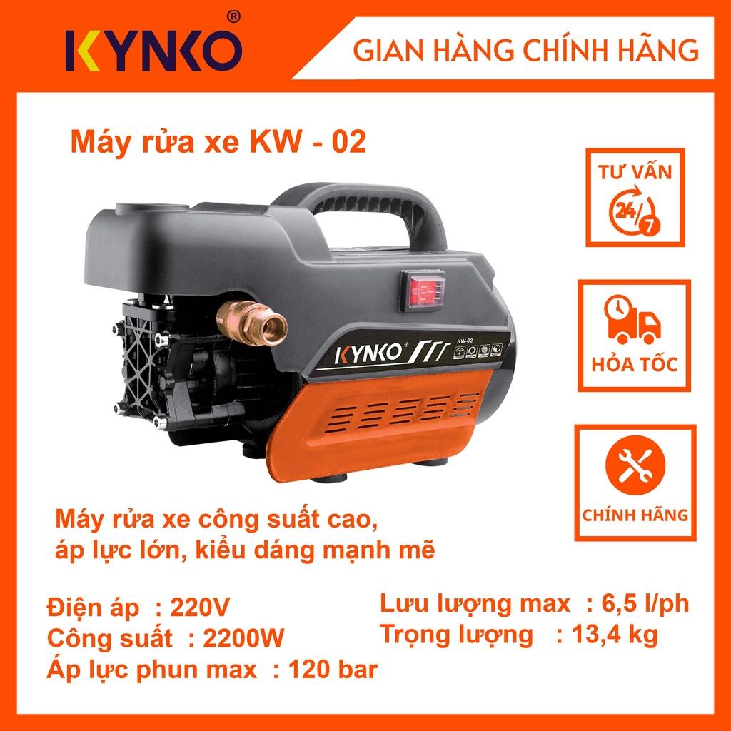 Máy rửa xe nhập khẩu chính hãng Kynko KW02 siêu bền giá tốt