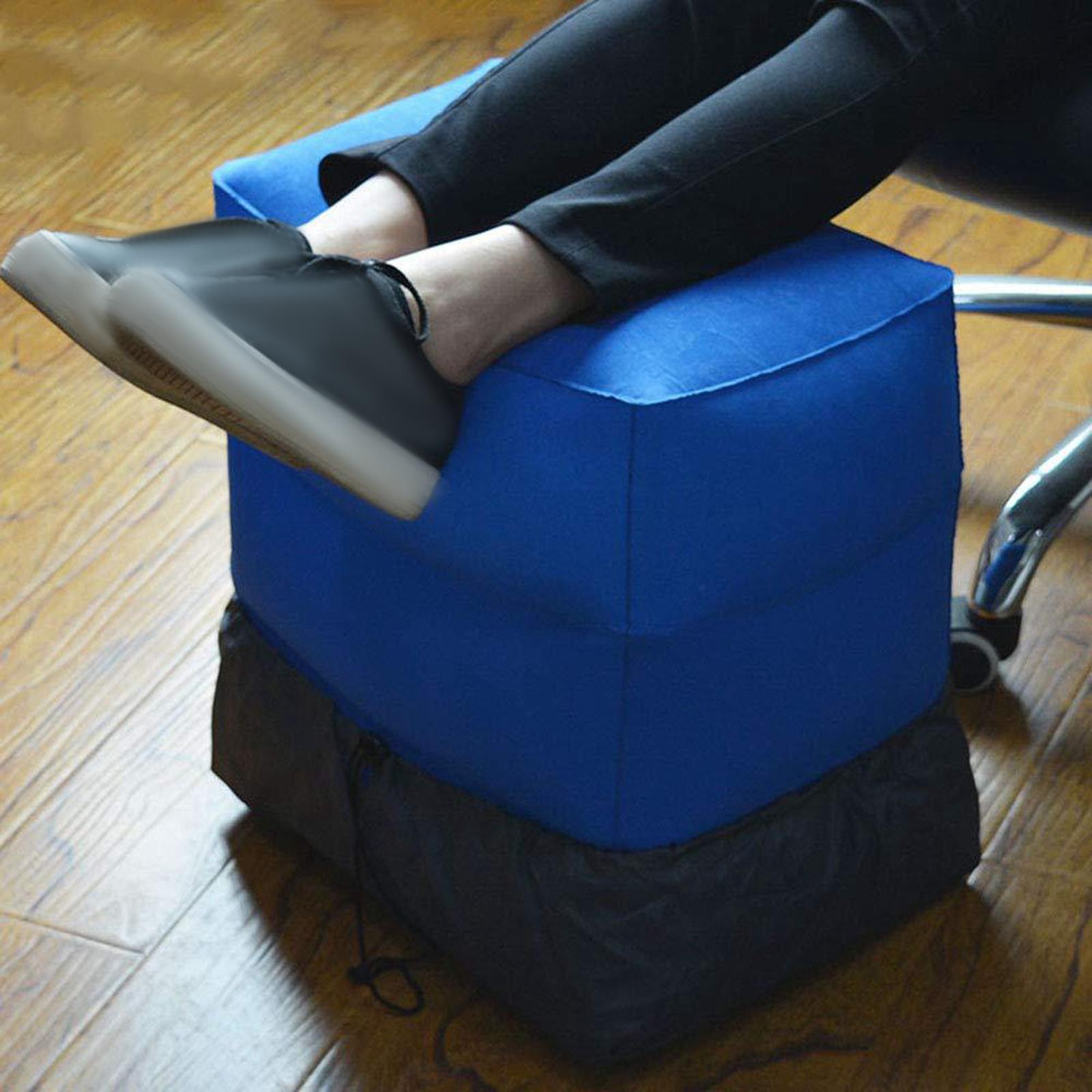 Travel Footrest Pillow Relax Inflatable feet pillow for Camping Cars Travel