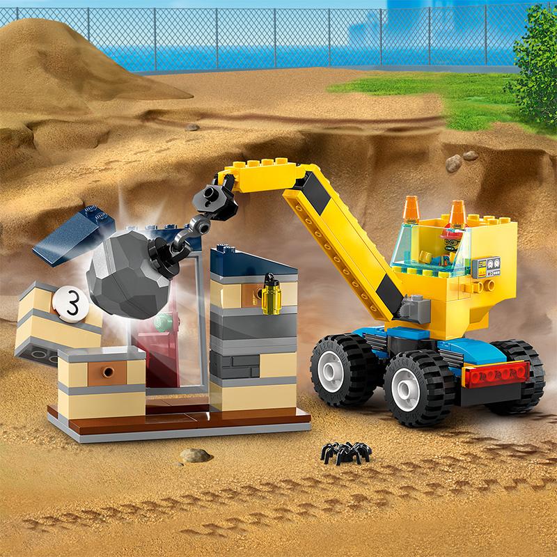 Đồ Chơi Lắp Ráp Xe Tải Và Xe Cần Cẩu Công Trình Lego City 60391