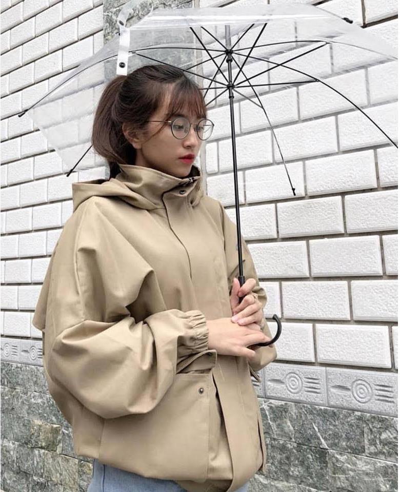 Áo Khoác Kaki Túi Hộp Màu Đen / Màu Tan - Jacket Box Black / Vani Unisex
