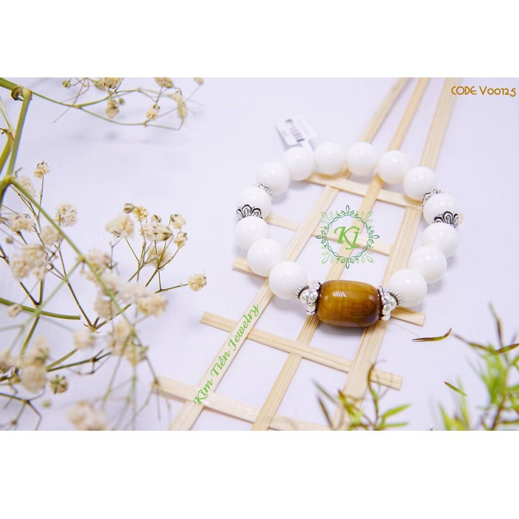 Vòng Tay Phong Thủy Đá Ốc Charm Lu Thống
