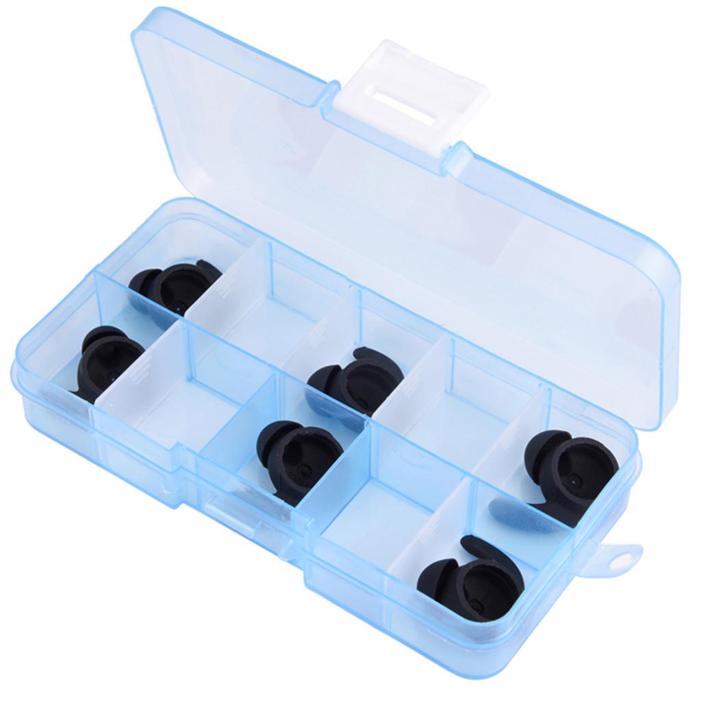 3 pair Silicone Replacement Ear Buds Tips - Black for Huawei Honor xSport AM61 Headset Noise Isolation Headphones Sport