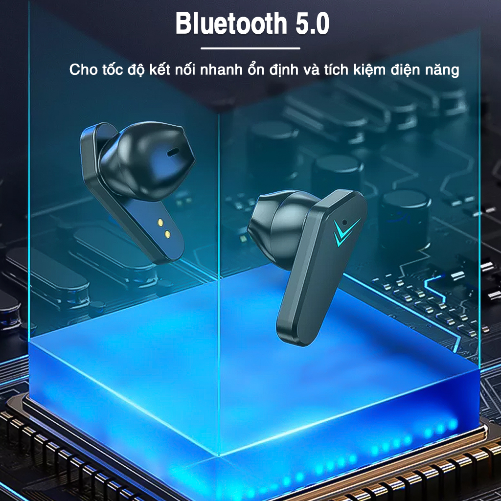 Tai nghe không dây gaming TWS X15/X15S bluetooth 5.0 công nghệ cảm biến chạm, không có độ trễ, thiết kế thể thao - Hàng chính hãng Vinetteam