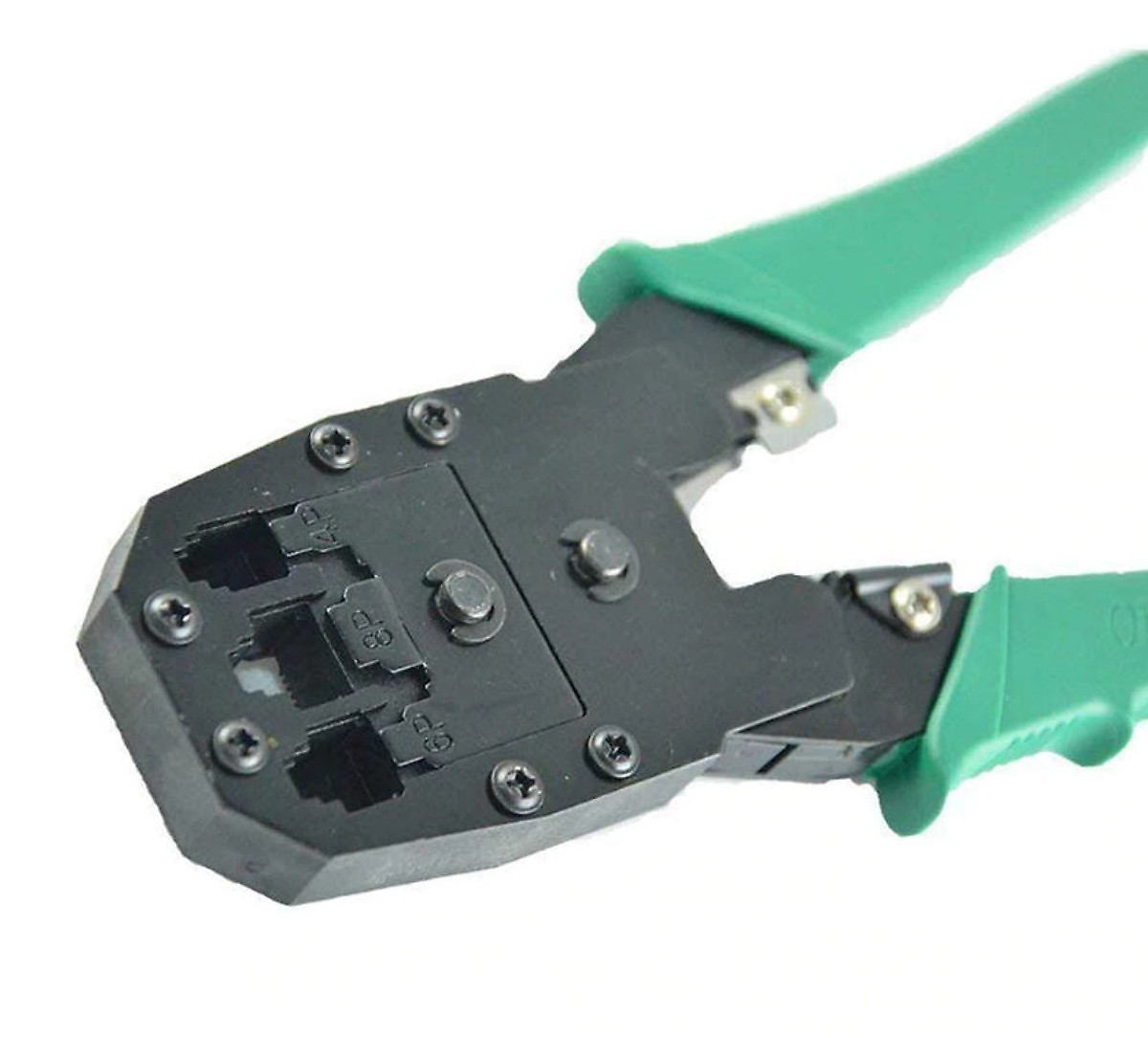 Combo Kìm Bấm Hạt Mạng + 100 Hạt mạng RJ45 + 100 đầu chụp hạt mạng + Hộp Test mạng